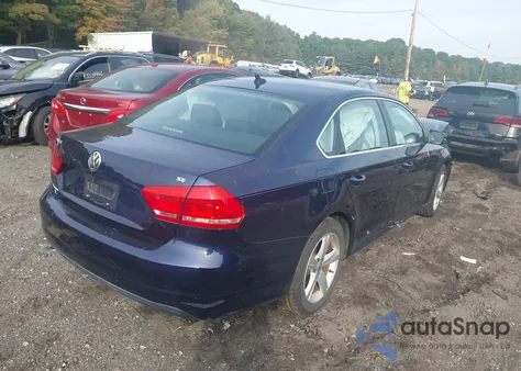 2013 Volkswagen Passat 2.5L Se из США, поврежденный, VIN 1VWBP7A3XDC130259